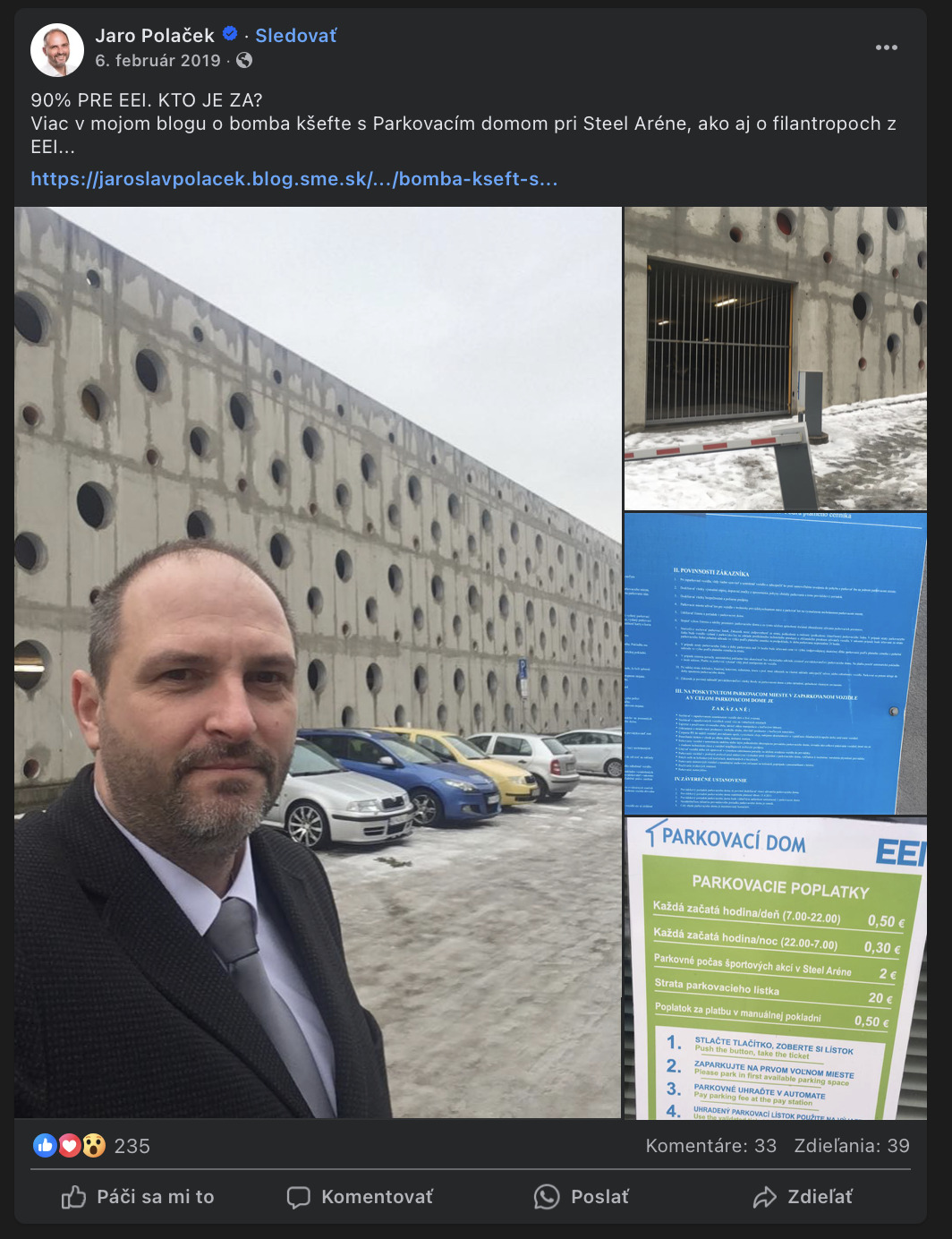 BOMBA KŠEFT - Snímka obrazovky KD | Facebook Jaro Polaček