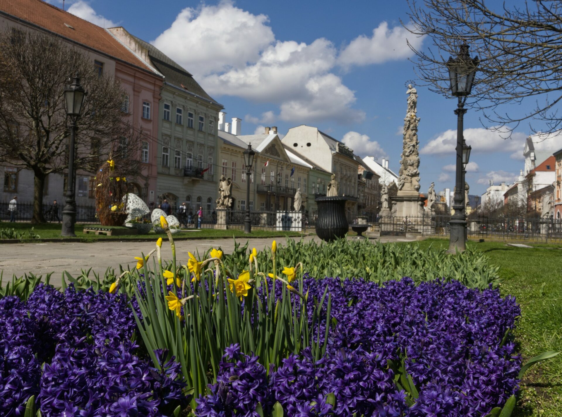 Veľkonočná výzdoba na Hlavnej ulici v Košiciach/META/Košice-Mesto Košice