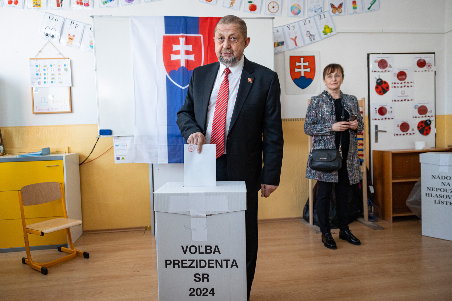 Občiansky kandidát na prezidenta SR Štefan Harabin, Foto: SITA/Jana Birošová