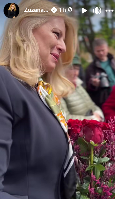 Prezidentka Zuzana Čaputová v Košiciach. FOTO: META / Z.Č.