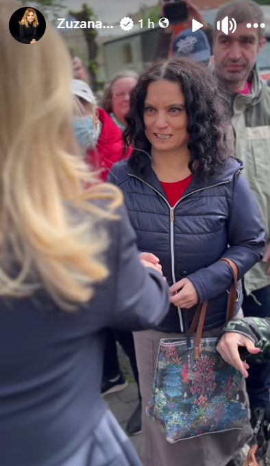Prezidentka Zuzana Čaputová v Košiciach. FOTO: META / Z.Č.