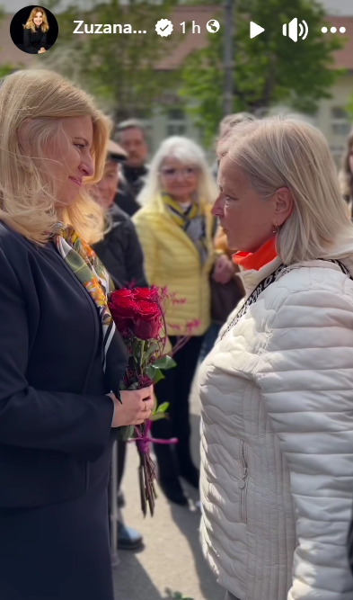 Prezidentka Zuzana Čaputová v Košiciach. FOTO: META / Z.Č.