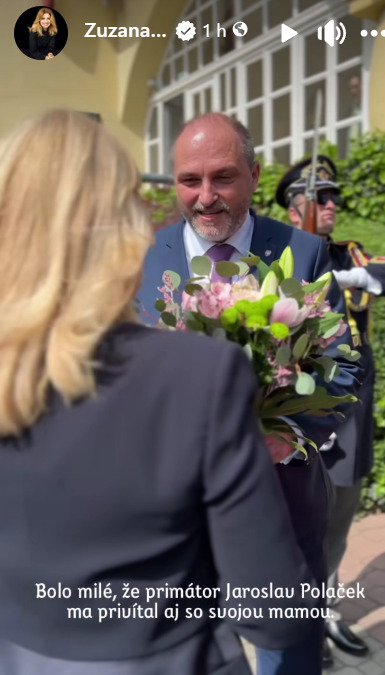 Prezidentka Zuzana Čaputová v Košiciach. FOTO: META / Z.Č.