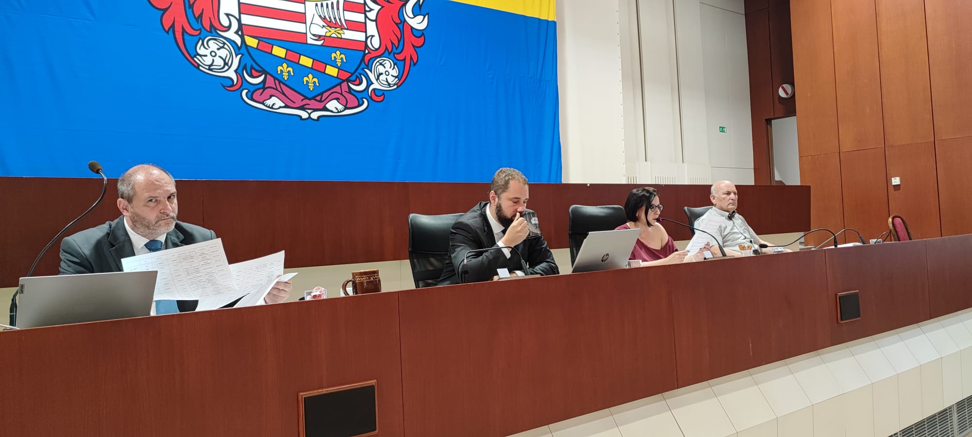 Mimoriadne zasadnutie MsZ Košice, na ktorom bol schválený rozpočet mesta. FOTO: Tomáš Mácha