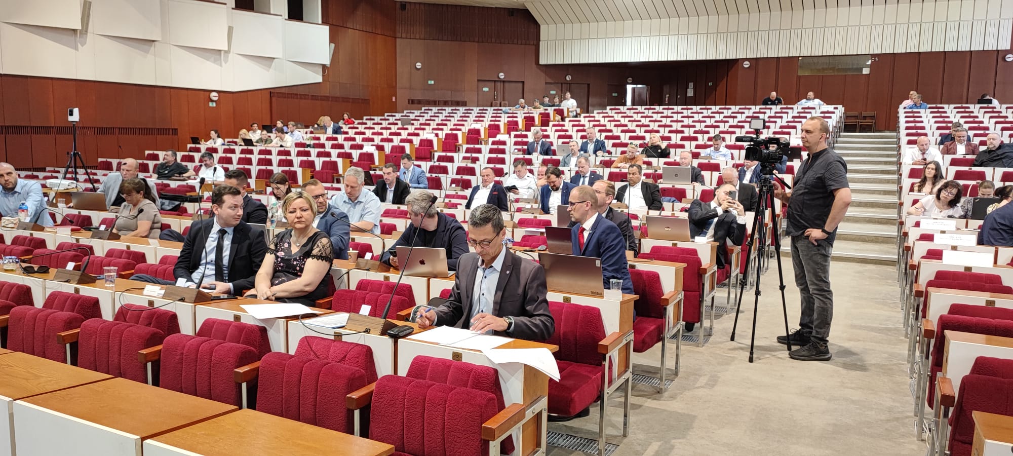 Mimoriadne zasadnutie MsZ Košice, na ktorom bol schválený rozpočet mesta. FOTO: Tomáš Mácha