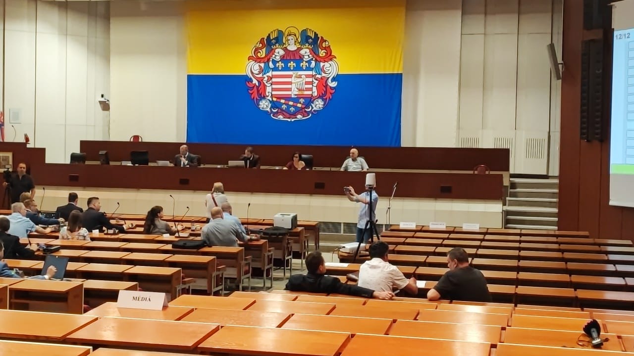 Mimoriadne zasadnutie MsZ Košice, na ktorom bol schválený rozpočet mesta. FOTO: Tomáš Mácha