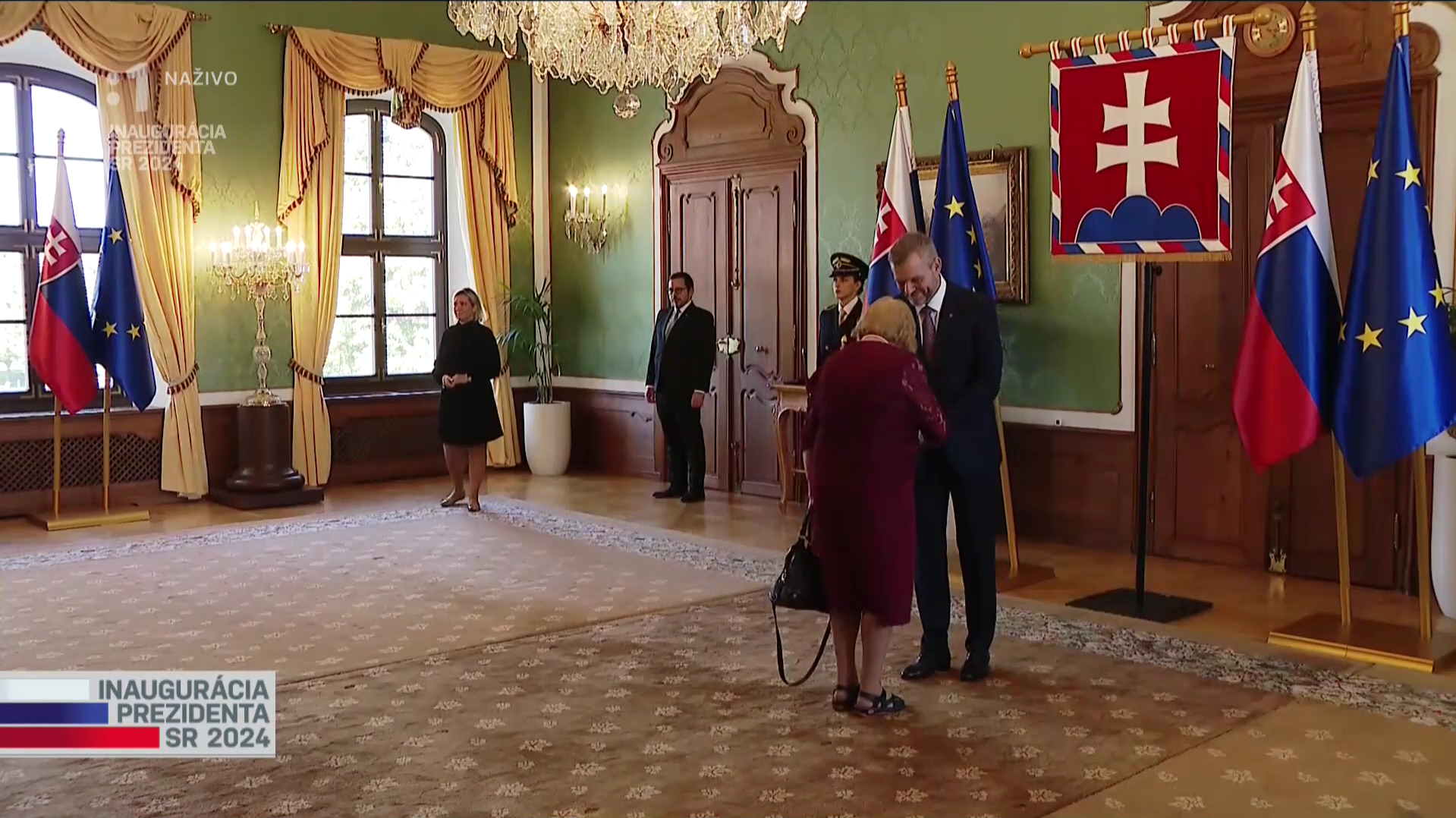 Stretnutie s dôchodcami a študentmi, Foto: Vysielanie RTVS