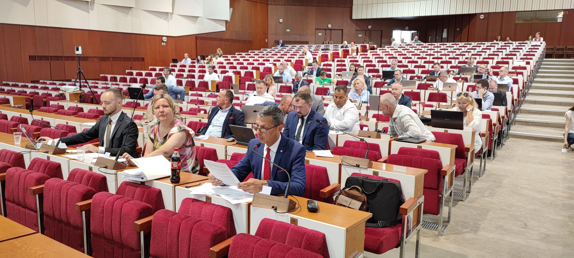 Mestské zastupiteľstvo Košice dňa 27.6.2024. FOTO: Tomáš Mácha