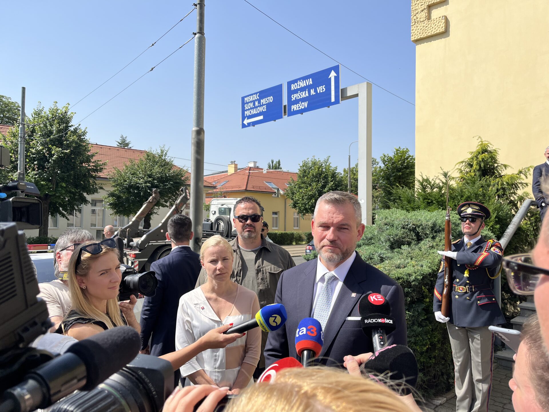 Peter Pellegrini v Košiciach. FOTO: Martin Šoman